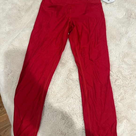 Athleta Bold Red Leggings - Picture 1 of 2